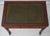 English Antique 2 Drawer Mahogany Leather Top Writing Desk For Sale In Philadelphia - Image 6 of 17