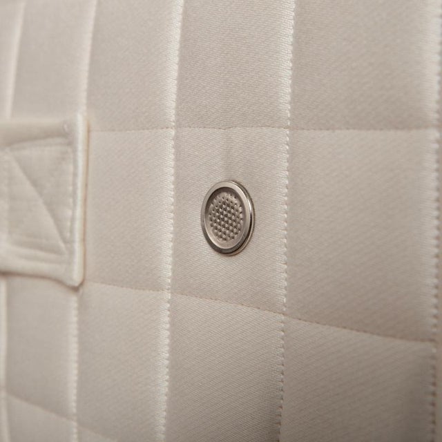 Textile La Donna Bed in Silver Fabric with Cashmere Mattress from Cocoon For Sale - Image 7 of 12