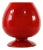 Italian Red Ceramic Vase, 1960s For Sale