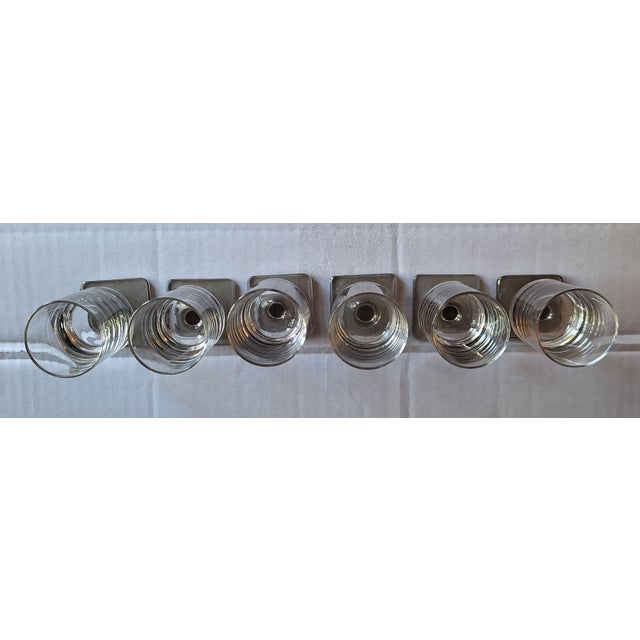 Mid-Century Modern Shot Glasses by G.B. Jensen by Rosenthal, 1960s, Set of 6 For Sale - Image 3 of 5