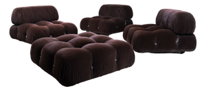 Brown Camaleonda Modular Sofa by Mario Bellini for B&B Italia / C&B Italia, 1960s, Set of 4