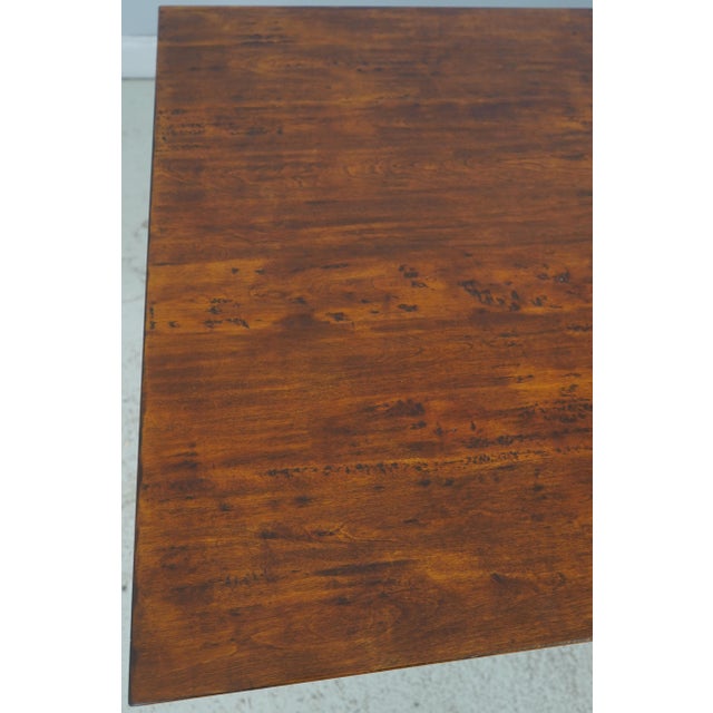 Brown Nichols & Stone by Stickley Trestle Dining Room Table For Sale - Image 8 of 18