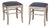 Painted Stools, 1800s, Set of 2 For Sale