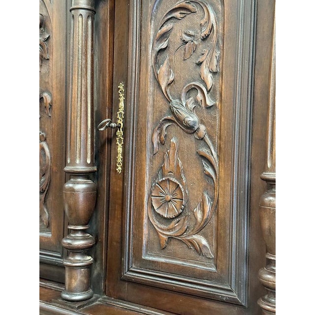 Antique Cupboard in Walnut, 1880s For Sale - Image 11 of 14