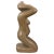 Milton Goldin Seated Figure of a Women Stone Abstract Sculpture 1989 For Sale In Houston - Image 6 of 6