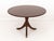 George III Style Mahogany Pedestal Dining Table, on tripod pedestal base with brass lion's paw feet. 30.5" H x 48"...