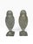 Vintage American Pressed Clear Glass Pedestal Salt & Pepper Shakers - Pair For Sale - Image 4 of 6