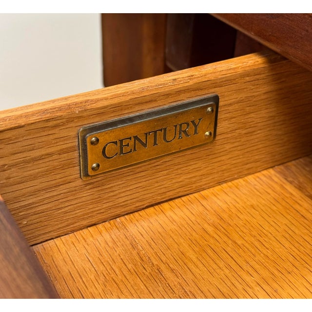 Vintage Century Furniture Wood Folding Console Dining Table For Sale - Image 12 of 12