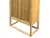 Light Brown Slatted Doors Display Storage Minimalist Zen Cabinet For Sale - Image 9 of 14