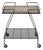 French Mid-Century Modern Tiled Bar Cart For Sale