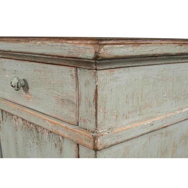 French Country Buffet in Sage Green For Sale - Image 9 of 10