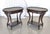 Early 21st Century Dark Wood Oversized End Tables, Nightstands - Set of 2 For Sale - Image 5 of 12