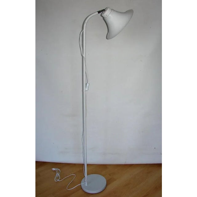 White Vintage Floor Lamp, 1990s For Sale - Image 8 of 10