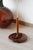 Vintage Teak and Brass Floor Lamp with Cream Lampshade, 1960s For Sale - Image 4 of 11