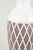 Tall Vase in Glazed Faience with Caro Pattern from Gabriel, Sweden, 1960s For Sale - Image 3 of 5