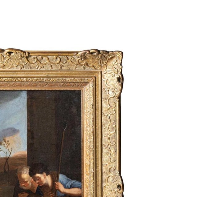 Holy Family, 19th Century, Oil on Canvas For Sale - Image 4 of 6