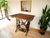 This extraordinary industrial table unites two original historical elements into a unique piece of furniture: the cast-...