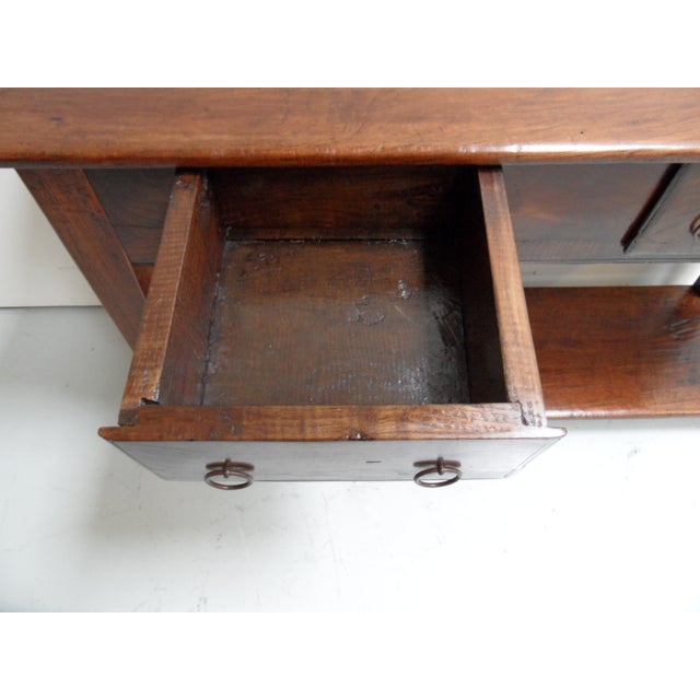 Antique Spanish Sidetable with Two Drawers, 1890s For Sale - Image 13 of 15