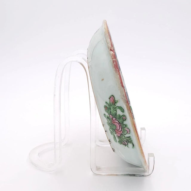 Ceramic Famille Rose Oval Low Bow, China Circa 1910 For Sale - Image 7 of 10