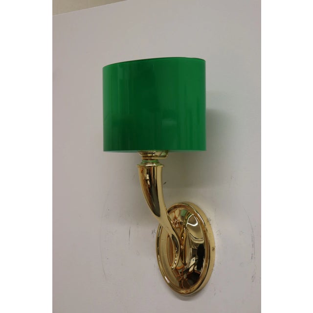 Glass 1990s Maritime Nostalgia Inspired Ship Wall Lamp For Sale - Image 7 of 12