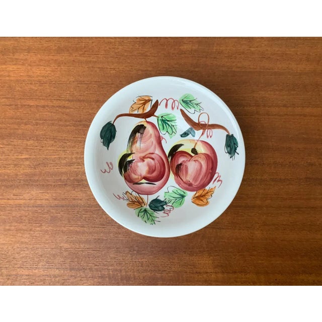 Vintage Ceramic Bowl with Handpainted Floral Decor from S.S. Crown, Japan For Sale - Image 13 of 15