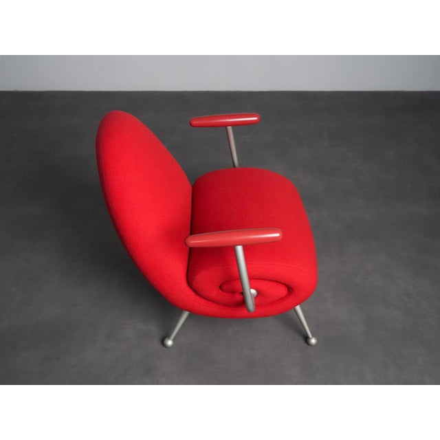 Chiocciola Lounge Chair by Roberto Semprini for Arredaesse, Italy, 1994 For Sale - Image 6 of 11