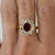 Late 20th Century Late 20th Century Pair of 18k Ruby Ring, Size 5 For Sale - Image 5 of 5