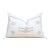 White Diamond Lumbar Moroccan Silk Pillow For Sale