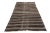 Striped vintage goat hair kilim rug from Afyon region of Turkey. Approximatelly 50-60 years old. In very good condition.