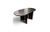 Vintage Brutalist Dark Wood Folding Table, 1970s For Sale - Image 4 of 9