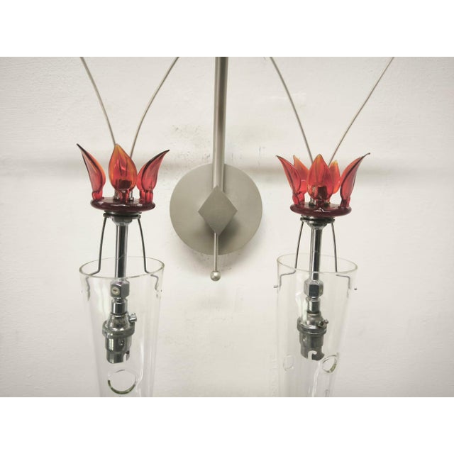 1990s 2-Light Wall Lamp by Lamp International, 1990s For Sale - Image 5 of 10