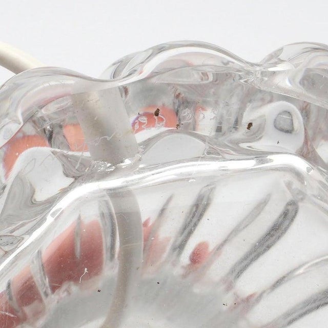 Crystal Table Lamps by Carl Fagerlund for Orrefors, Sweden, 1960s, Set of 2 For Sale - Image 8 of 9