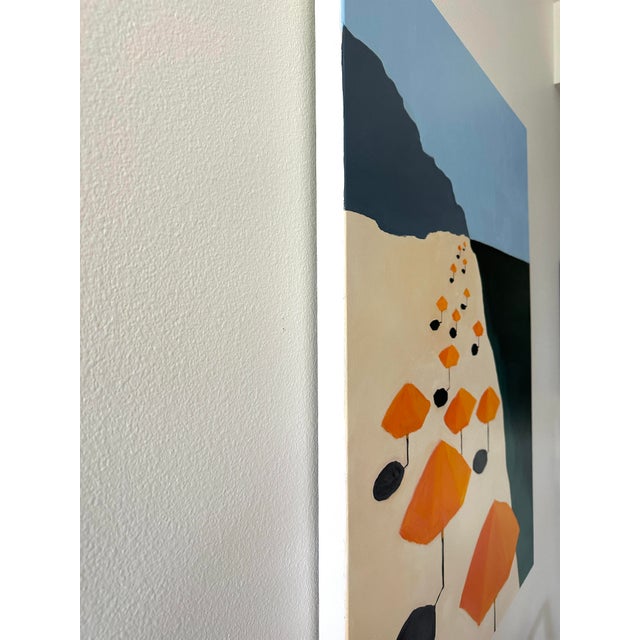 "Orange Twist" Modern Original Oil Painting, by Jennifer Hohlfelder For Sale In Denver - Image 6 of 10