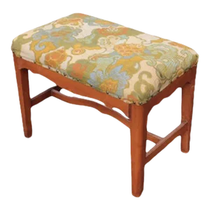 Mid 20th Century Antique Shaker Style Solid Maple Footstool Rvs