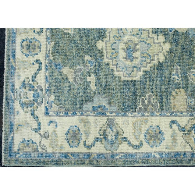 Turkish Oushak Runner Rug 2'11" x 18' #18006 For Sale - Image 4 of 8