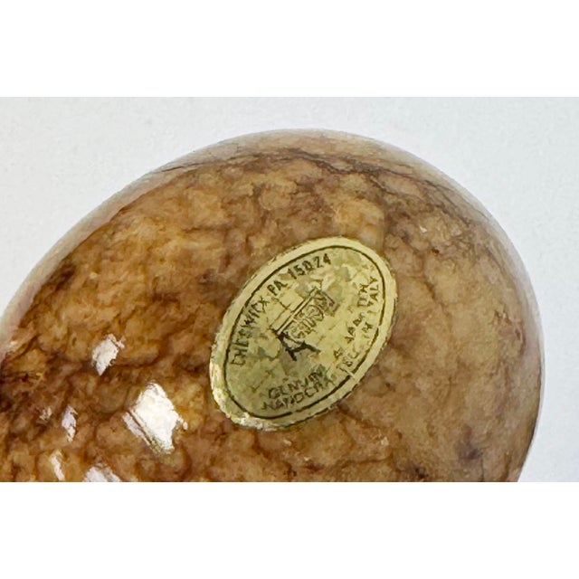Vintage Polished Natural Stone Eggs, Set of 5 For Sale - Image 9 of 9