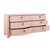 Worlds Away Matthew Izzo Home Rosie Pink Linen Six Drawer Chest For Sale - Image 4 of 8