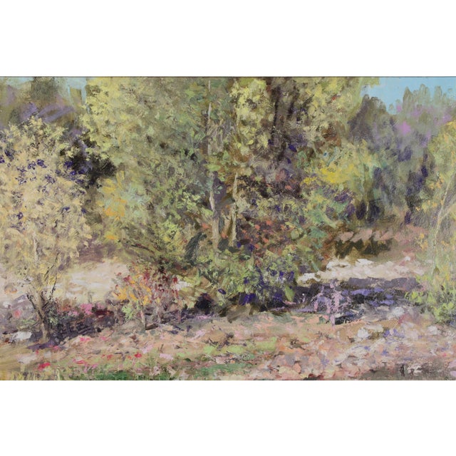 Landscape Painting by William Atkins (1926-1995) Titled " Reflections" For Sale In Los Angeles - Image 6 of 12