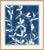 Contemporary Indigo Paddleleaf Framed Art Print by Susan Hable For Sale - Image 3 of 3