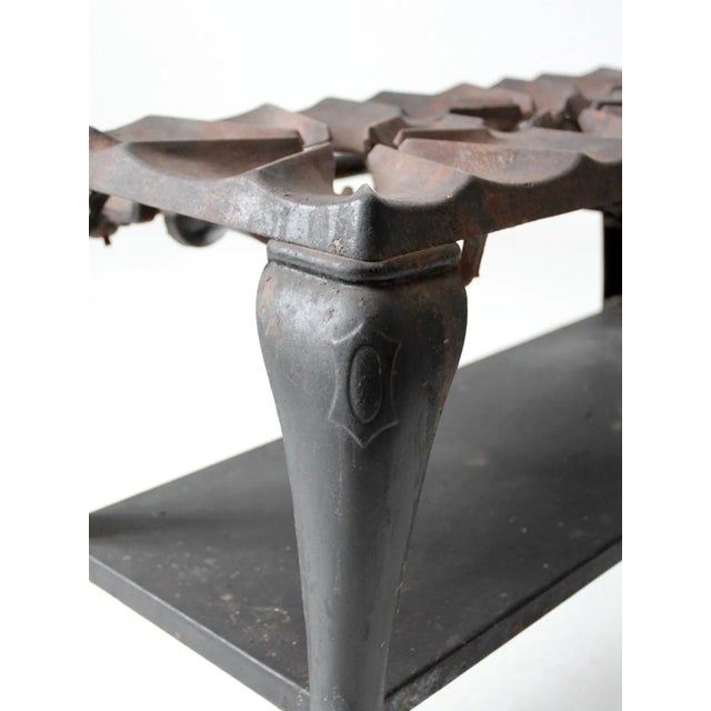 Antique Cast Iron Stove For Sale - Image 9 of 13