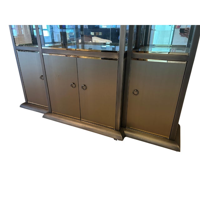 Late 20th Century Late 20th Century Design Institute America 3 Part Display Cabinet For Sale - Image 5 of 10