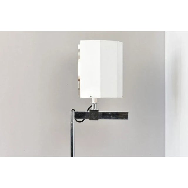 Metal Italian Bauhaus Floor Lamp by Carl Jacob Jucker for Imago DP, 1970s For Sale - Image 7 of 13