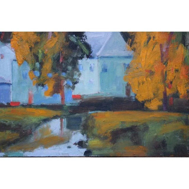 Wood Sutter Creek Plein Air Original Oil Painting For Sale - Image 7 of 7