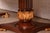 Karges Furniture Style Italian Neoclassical Inlaid Burl Wood and Parcel Gilt Extension Dining Table, Newly Refinished For Sale - Image 13 of 16