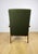 1970s Vintage Lounge Chair in Green Olive Boucle, 1970s For Sale - Image 5 of 11