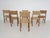 1950s Vintage French Papercord Dining Chairs, 1950s, Set of 6 For Sale - Image 5 of 6