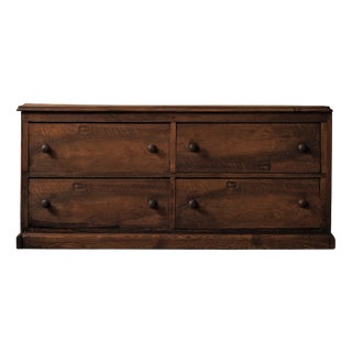 French Workshop Sideboard in Pine and Veneer from Befos, 1930 For Sale