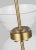 Mid-Century Modern Kate Spade by Visual Comfort Studio Londyn Tall Pendant, Burnished Brass & Clear Glass For Sale - Image 3 of 4