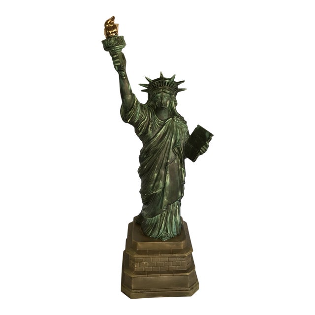 Vintage Ceramic Statue of Liberty Light Chairish