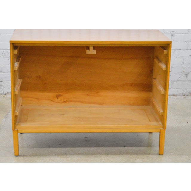 Wood Paul McCobb Perimeter Group Attribute Maple Rosewood Aluminum Dresser For Sale - Image 7 of 16